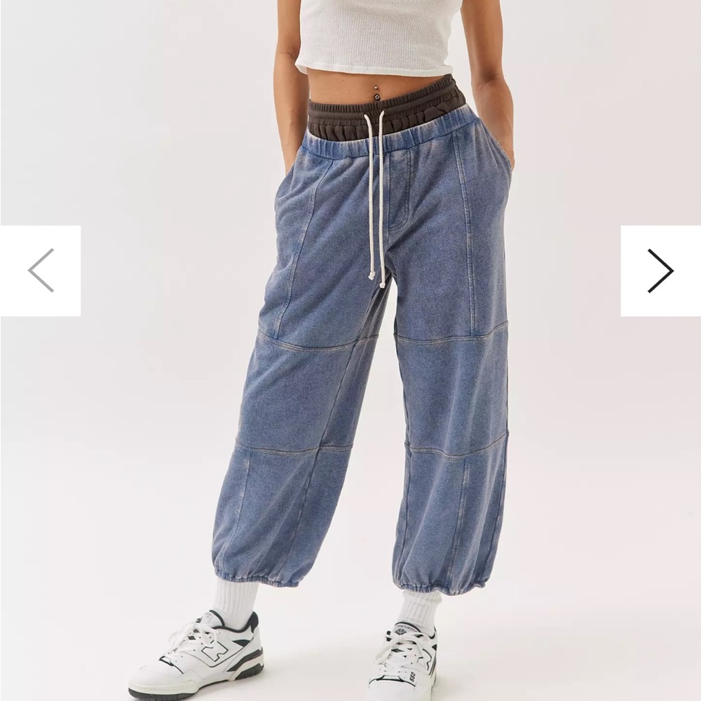 NWT Urban Outfitters Baggy Blue Jogger Sweatpants